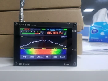 Novi 50K-200MHz Malahit SDR-radio DSP SDR HAM-prijemnik + LCD + baterija