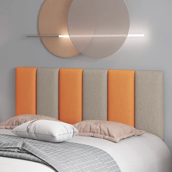 Uzglavlje Kreveta 3D Naljepnica Na Zidu Samoljepivi Uzglavlje Kreveta Cabecero Cama 135-150 cm Tet-De-Lit Uzglavlje Kreveta Namještaj Za Spavaće sobe Zidni Panel