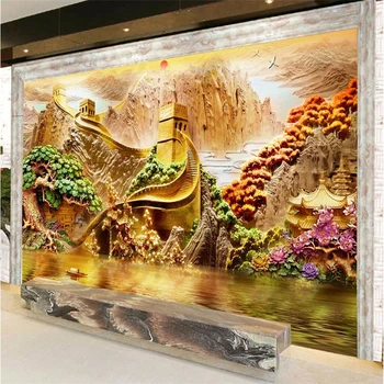 3DBEIBEHANG Prilagoditi bilo kojoj veličini 3D desktop freska prekrasne planine planinski 3D reljef pozadina zidne tapete papel de parede
