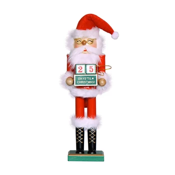 Drveni Ukrasi s щелкунчиками, Božićne ukrase, drvena figurica Lutke, igračke, dekor za vaš dom stola, stoji Santa