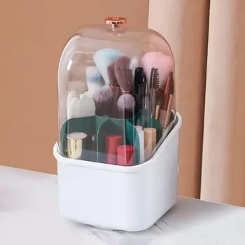 Praktična torbica za pohranu šminke s poklopcem, okretati za 360 stupnjeva, Imajući u Red, Višenamjenski držač za kozmetičke alate, Kutija-organizator