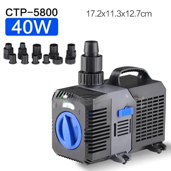 CTP-5800 Tip 40 W, Vodena pumpa za ribnjak Fontana za akvarij s 5200 l/H 4,8 M Pokretnim vodena pumpa-amfibija