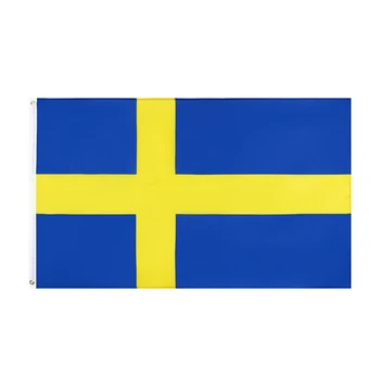 Zastava Švedske Odgovoriti 90x150cm Se Konungariket Sverige