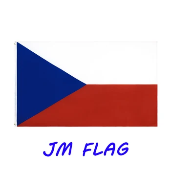 JMFLAG 90x150 cm, Trobojni zastava Republike Češke, banner sa po cijeloj površini od poliestera