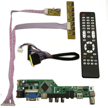 Komplet kontrolnih monitora za HB140WX1-200 HB140WX1-300 TV + HDMI + VGA + AV + USB LCD led Ekran Kontroler Vozač 1366x768 40 kontakata