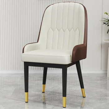 Blagovaona stolice u skandinavskom stilu Raskošan vjenčanje Moderan dizajn ureda Kožna fotelja za dnevni boravak Pisaći stol Sedie Pranzo Moderne Namještaj za Spavaće sobe