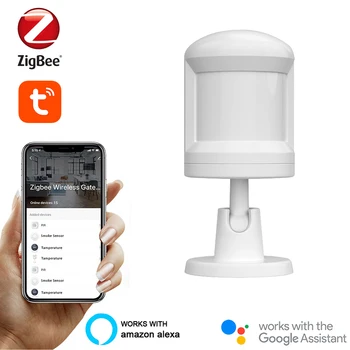 Senzor Pokreta Tuya ZigBee je Bežični PIR Pasivni Infracrveni detektor Pametna Kuća alarmni Senzor aplikaciju za Daljinsko upravljanje