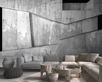 beibehang Prilagođene 3D desktop freska trodimenzionalno modeliranje cementa odbora poseban oblik zgrada 3D pozadine pozadina