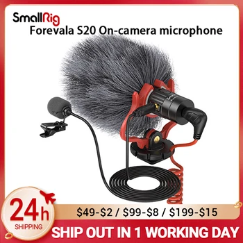 Ugrađeni mikrofon SmallRig S20 s Šok, Видеомикрофон, stereo Mikrofon za slr fotoaparate iPhone i smartphone 3468