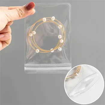 Debeli prozirne vrećice za pohranu s patent-zatvarač, Сверхпрочная prozirna plastična ambalaža za munje, ambalaža za male nakita, re-medija u plastičnu vrećicu