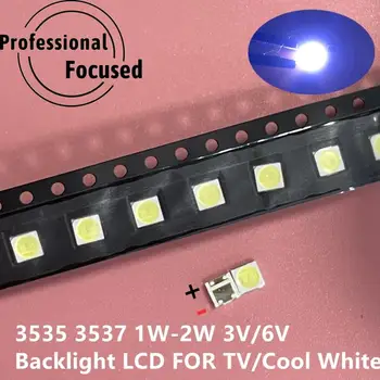 50-100 kom. Za Originalni LG LED Led 2 W 6/1 W 3 U 3535 Hladan bijeli LCD zaslon s pozadinskim osvjetljenjem za Popravak tv-LCD-display led