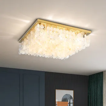 Lampa za spavaće sobe, stropna svjetiljka, luksuzna постмодернистская kreativno dnevni boravak, nordijsko trg topla soba, lampa u obliku školjke
