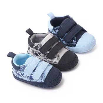 Cipele za male dječake 0-18 mjeseci, mekani potplat cipele za odmor za malu djecu, prvi karting, cipele za dječji krevetići za novorođenčad