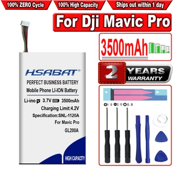 Baterija HSABAT 3500 mah 973760 za daljinsko upravljanje DJI Spark, Mavic Pro, Mavic Air, 6-žični priključak