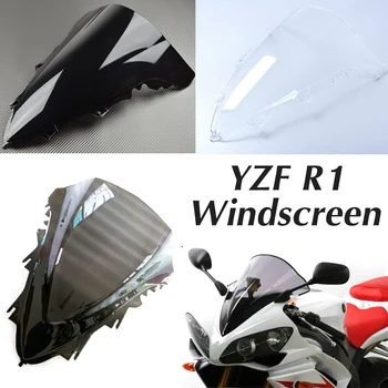 Vjetrobransko Staklo Motocikla Yamaha YZF R1 Vjetrobransko Staklo Ветрозащитный Ekran Double Bubble YZF-R1 Pribor YZFR1 2009-2013 2014