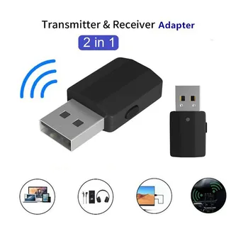 Mini 3,5 mm Stereo bežične Bluetooth adapter 5,0 Bluetooth Predajnik prijemnik za automobilsku glazbe Bluetooth predajnik za tv