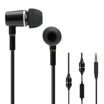 Stereo Glazbe slušalice FC12, zračna cijev za slušalice od 3,5 mm, Безрадиационное buke, linearno upravljanje s mikrofonom