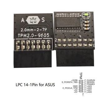 Modul sigurnost TPM Enkripcije 2.0 LPC 14 18-Pin Sučelje Naknada iz Šifrirane Informacije Matična Ploča za ASUS/MSI/ASRock