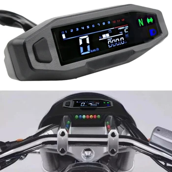 Senzor Brzinomjer Moto Mini Univerzalni LCD Mjerač Brzine Motocikla Digitalni Brojač Električni Motocikl