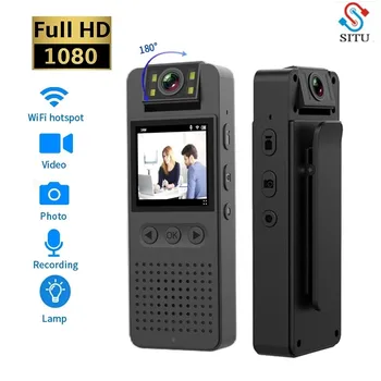 1080P Bežična Mini-Akcija-Kamera, Wifi Pristupna Točka FHD Infracrvena Kamera LCD Ekran DVR Audio Video Bicikl DV Rekorder