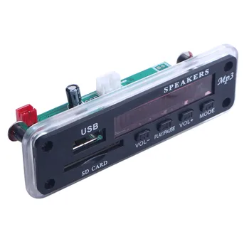 Bežični Bluetooth-kompatibilni 12 U MP3, WAV, WMA dekoder Naknada аудиомодуля Podrška za USB SD AUX FM primopredajnik za auto oprema