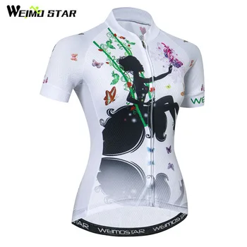 Weimostar Lijepa Biciklistička Majica, ženska majica za brdski put bicikle, ljetna prozračna biciklistička odjeća MTB, mayo za biciklizma