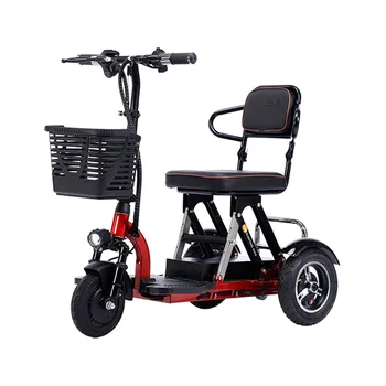 veleprodaja tricikli za odrasle i starije osobe s 3 kotača, zatvorene sklopivi električni tricikli, tricikl skuter za invalide