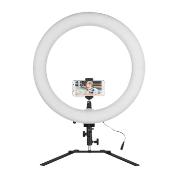 Andoer 18-inčni led Ring Lampa 5600K 60W Dimmable Photo Camera Video Lighting Kit sa Desktop Postoljem/Senzora Za telefon/Kuglasta Glava