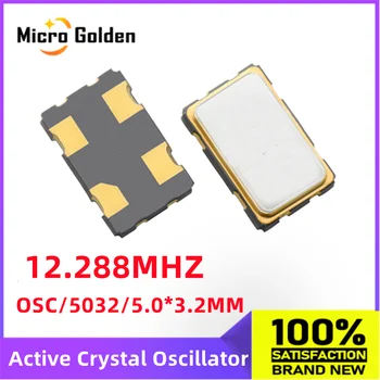 (5 kom.) 12,288 M 12,288 Mhz 5032 SMD Aktivni kristalni oscilator 4PIN OSC 5,0*3,2 mm kristalni oscilator Sata generatori