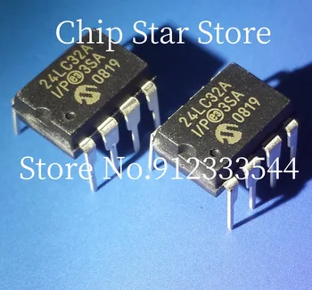 5-100 kom 24LC32A-I/P 24LC32A DIP8 EEPROM 32Kbit 4K x 8bit Serijski I2C (2-žični) 100% potpuno Novi i originalni