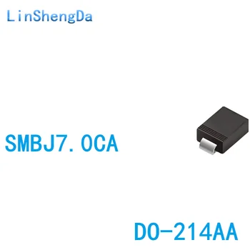 10ШТ 7B patch-dvosmjerno TVS prijelazno dioda SMBJ7.0CA (P6KE7.0CA) DO-214AA