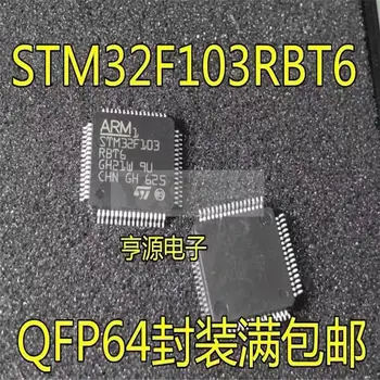 1-10 peças frete grátis stm32f103rbt6 stm32f103 LQFP-64 novi originalni čip em estoque