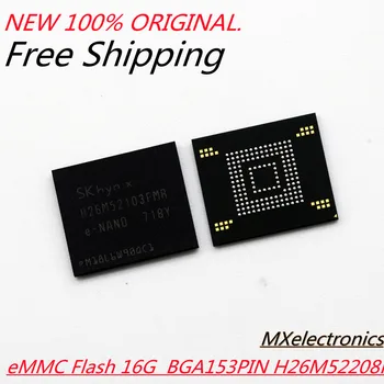 1 kom. ~ 10 kom./лот100% novi H26M52103FMR H26M52103 eMMC 16 GB NAND flash memorijski čip BGA153 Koristi 100% Ispitano Dobro