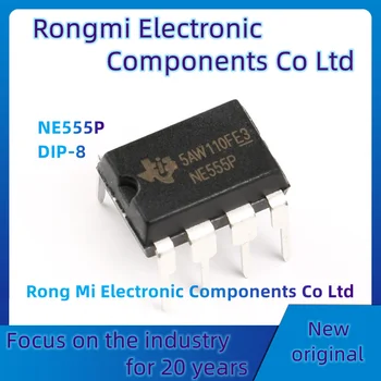 50 kom./lot NE555 NE555P čip generatora programiranje timera IC 555 i 8-pinski konektor DIP Novi original