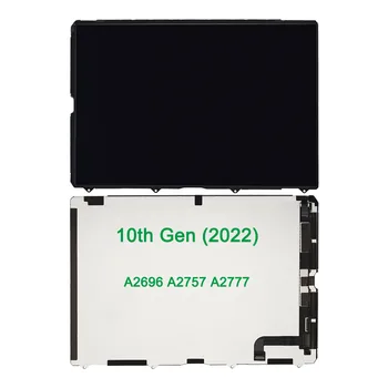 1 kom. Novi LCD panela za iPad 10-og generacije (2022), 10 Rezervnih dijelova za ekran, Model Lovain: Generacija A2696 A2757 A2777