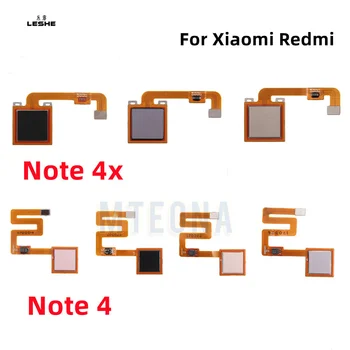 Originalni za Xiaomi Redmi Note 4 4x Pro Globalna gumb Home pre Touch ID čitač otiska prsta fleksibilan kabel senzora otiska prsta