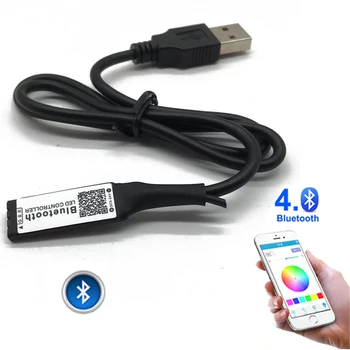 5V USB LED RGB Wifi Kontroler Bluebooth Power Za TV osvjetljenja led traka RGB Kontroler za Daljinsko rasvjete Wifi Magic Home šareni