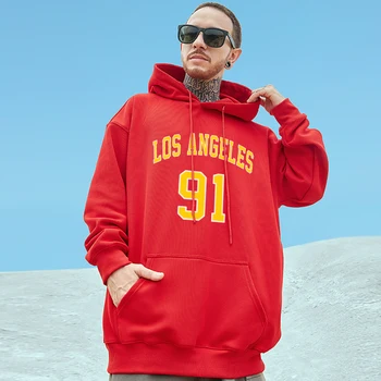 Los Angeles 91 Pamučna Muška Majica Svakodnevne Džemper Dugih Rukava Estetski Pulover S Kapuljačom Za Kreativnost Na Otvorenom Muška Odjeća
