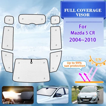 Auto Sunčane Viziri Za Mazda 5 Mazda5 CR Ford I-Max Premacy 2004 ~ 2010 Anti-UV Automobilski Prozor Vizir Sunčane Sjedalo auto oprema