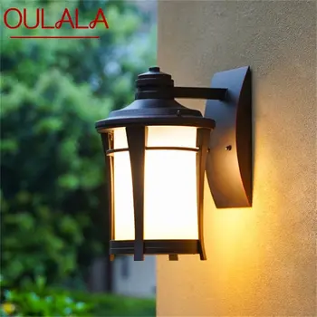 OULALA Vanjska Zidna Svjetiljka LED Classic Retro caffe Light Bra Vodootporan Dekorativne za Dom Prolaz