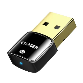 Adapter USB Dongle Podržava Windows 8.1/10/11 Glazbeni аудиоприемник odašiljač koji je kompatibilan s Bluetooth 5.3 za prijenosna RAČUNALA zvučnik