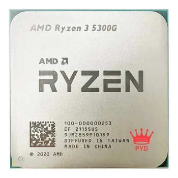 AMD Ryzen 3 5300G R3 5300G 4 Ghz Quad core восьмипоточный procesor snage 65 W Procesor L3 = 8M 100-000000253 Utičnicu AM4