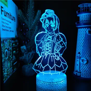 Anime Love Live Sunshine Ханамару Куникида figurica 3D Svjetla Иллюзионная žarulja led Лавовая Lampa USB RGB noćno svjetlo Home dekor Poklon za dječake