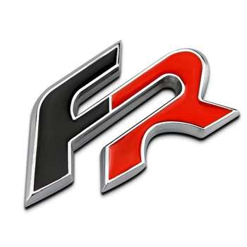 Metalni 3D auto oznaka FR, amblem, simbol za Seat Leon, auto naljepnice s logotipom FR, modificirani auto rep, pribor za utrke automobila