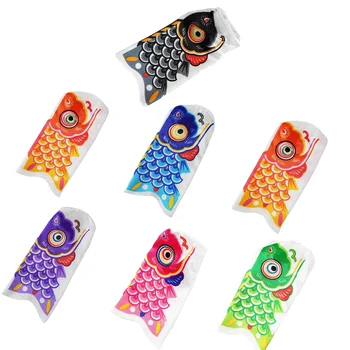 Mini-fish zastava, Montažni zidni Zastava, Koinobori Koi Nobori, Vjetar čarape za Šarana, Šarene Dekoracije