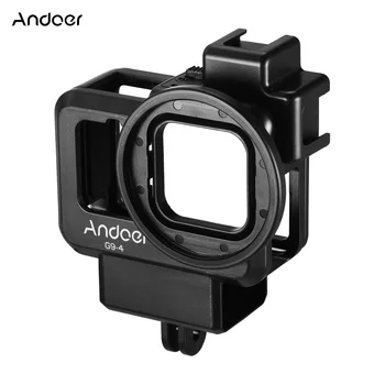 Telo akcijske kamere Andoer G9-4, Plastična torbica za видеоблога, Zaštitne ograde s dvostrukim kopčom za hladno kopče, 55 mm Adapter za Filter za GoPro Hero 9