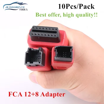 10 kom/pak. Adapter FCA 12 + 8 za Chrysler Kabel za programiranje Chrysler 12 + 8 Adapter Radi na MaxiSys/IM608/Launch X431 V/OBDSTAR