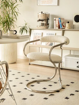 Skandinavski luksuzni Blagovaona stolice, Namještaj za dnevni boravak, Kava stolica, kreativni dizajn stolica u obliku Zmije, naslon za spavaće sobe, Stolica za šminkanje