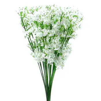 12 stabljika umjetnom bijelom гипсофилы, buket svile cvijeće, disanje djeteta