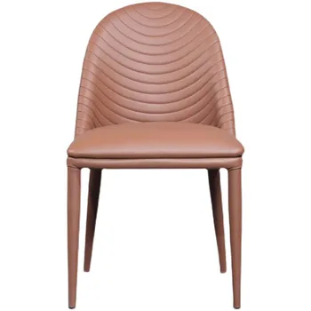 Talijanski minimalistički home blagovaona stolice za pregovore, stol za šminkanje, jednostavan luksuzni stolica, jednostavan, lagan stolica s luksuznim leđa, stolica